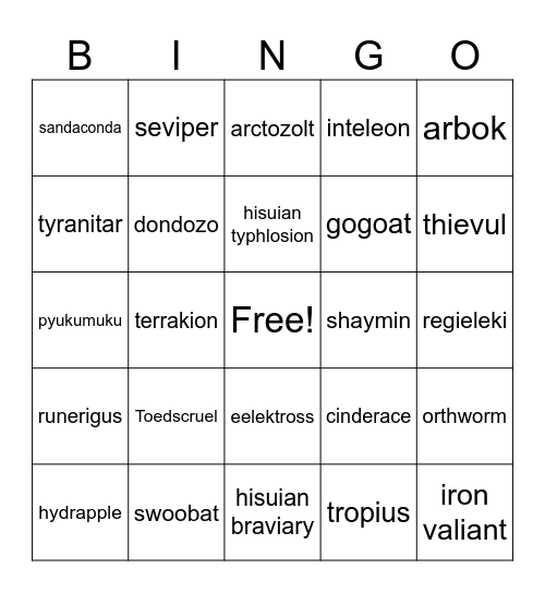 Shiny 2025 Bingo Card shiny-2025-bingo-card