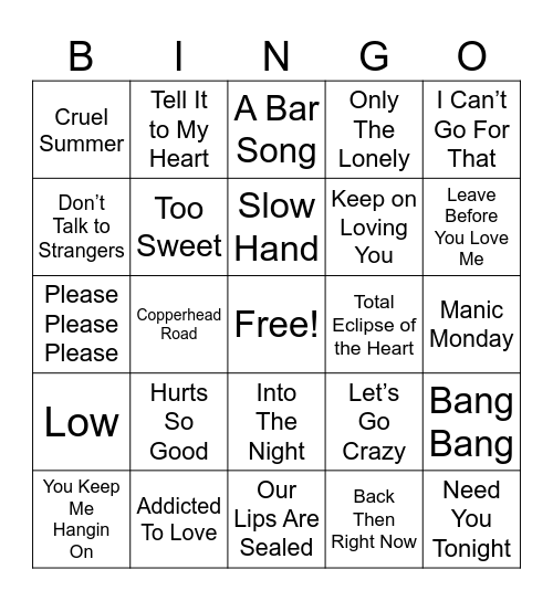 ——Cover-All——- Bingo Card