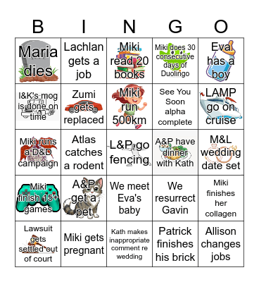 2025 LAMP Bingo Card