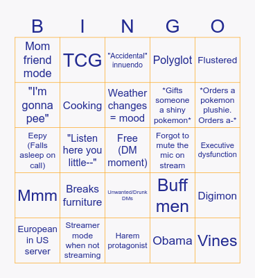 2025 Cocoa Bingo Card