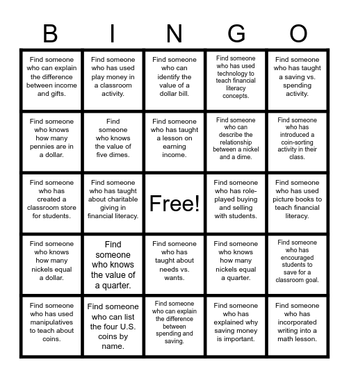 "Find Someone Who" Bingo by Dr. Jessika Hearne Bingo Card