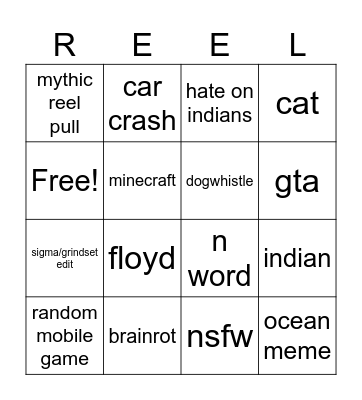 IG bingo Card