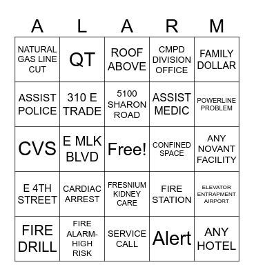 BINGO WITH BARR Bingo Card