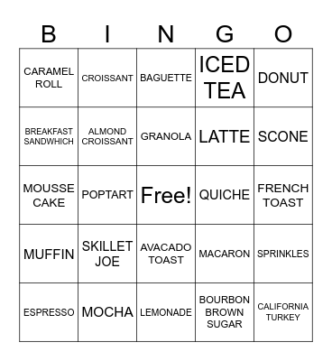 EDELWEISS BINGO Card