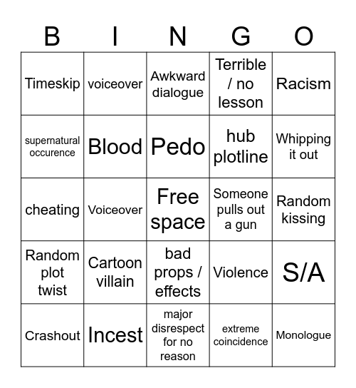 Tomorrow's Teachings bingo Card