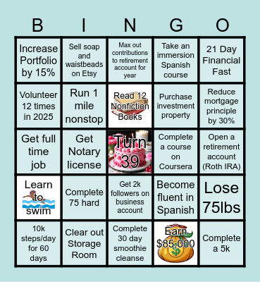 2025 Bingo Card