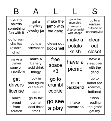 elixir 2025 resolution bingo Card