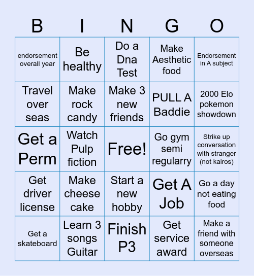 New Years Bingo Card Bingo Card