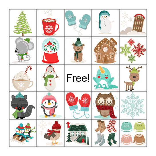Winter BINGO Card