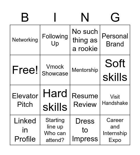 Red Zone Ready Bingo Card