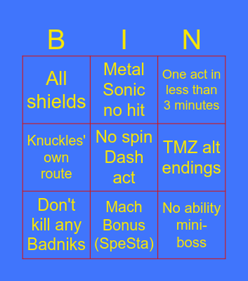 Sonic M5-Player Bingo Cardania Plus Bingo Card