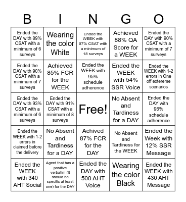 New Hires Bingo Card HF UK Bingo Card