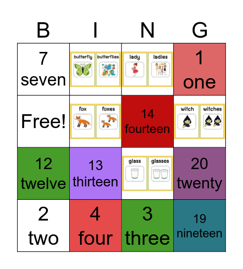 Bingo Smiles 3/M1-2 Bingo Card