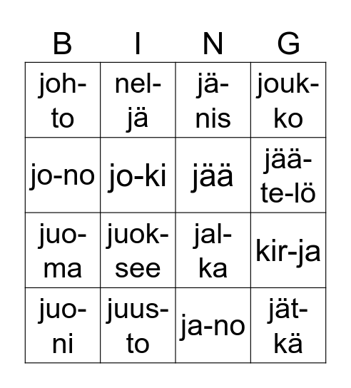 J sanabingo Card