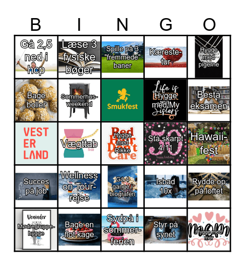 Carinas 2025 Bingo Card