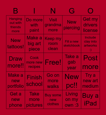 2025 bingo card Bingo Card