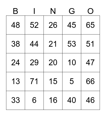 Meshoppen Cat Rescue 50/50 Bingo Card