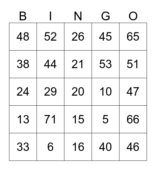 Meshoppen Cat Rescue 50/50 Bingo Card