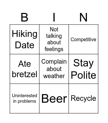 LIB GERMANY Bingo Card