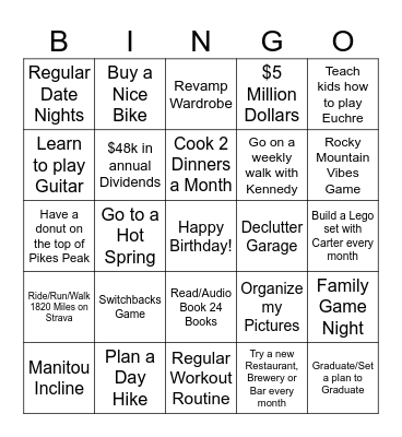 2025 BINGO Card