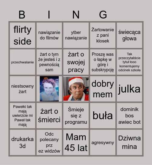 lakarnum bingo Card