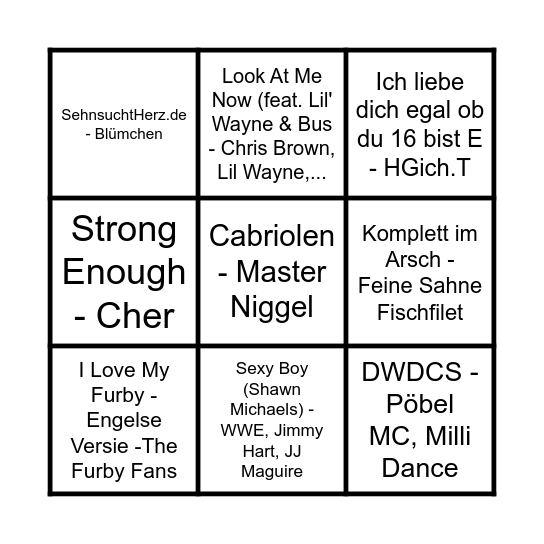 Maxi's Maximal Bingo Card