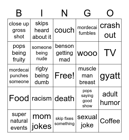 bingo baker Bingo Card