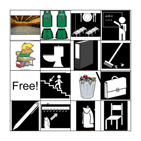 Schooltaal Bingo Card