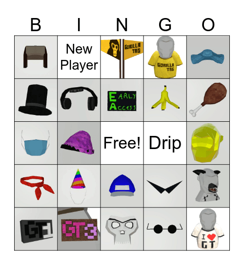 Gtag bingo Card
