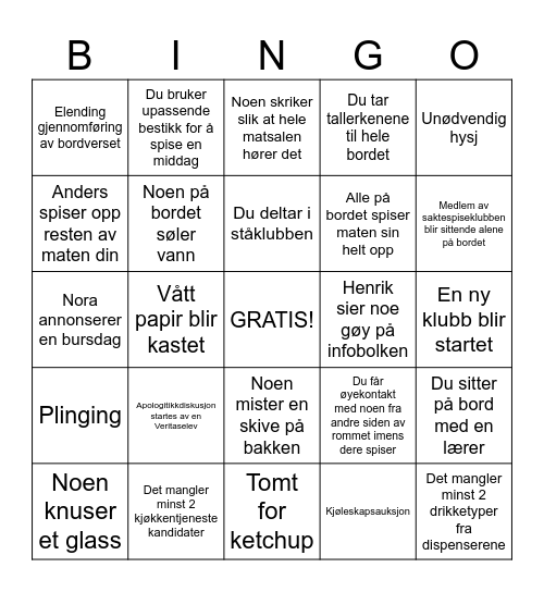 Matsalbingo Card