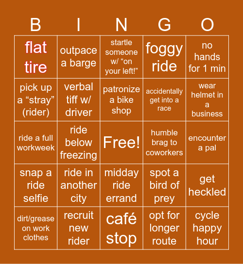News Cycle 2025 Bingo Card