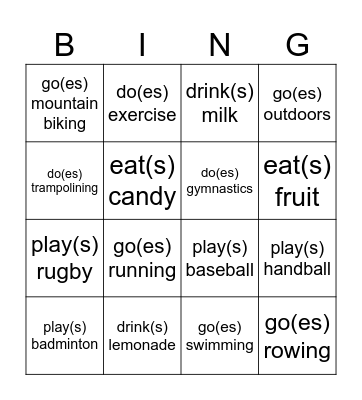 BID1-Unit 1 Bingo Card
