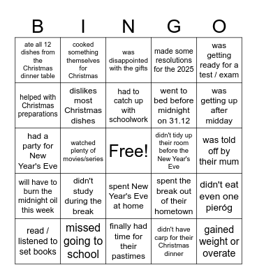 FIND SOMEONE WHO... Bingo Card