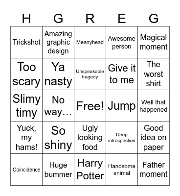 Group StudiBingos Day 5 Bingo Card