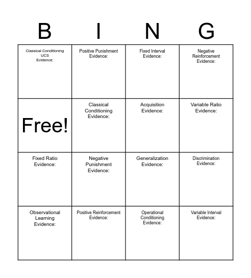 How to Train Your Bingo Card