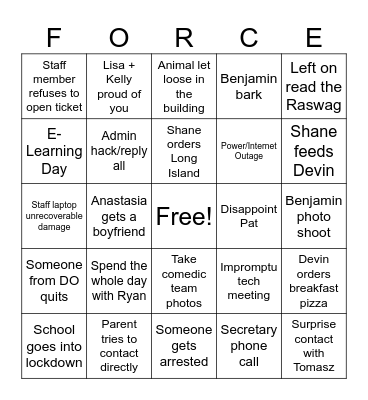 Tech Bingo 2025 Bingo Card