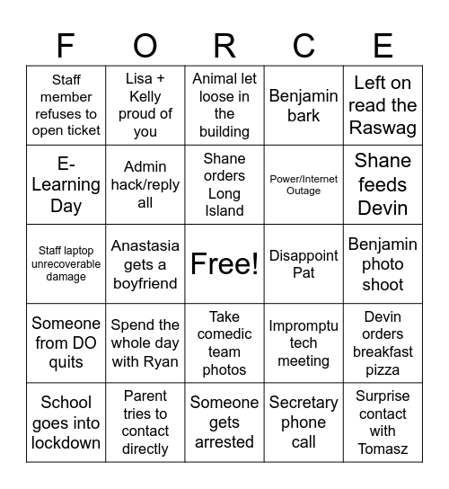 Tech Bingo 2025 Bingo Card