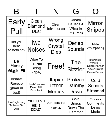 FRU Day TWO? Bingo Card