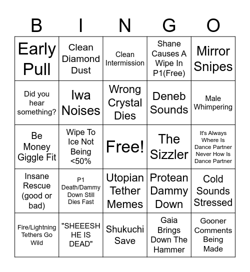 FRU Day TWO? Bingo Card