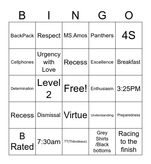 REVED UP CULTURE Bingo Card