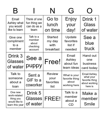 NEW YEAR 2025 Bingo Card