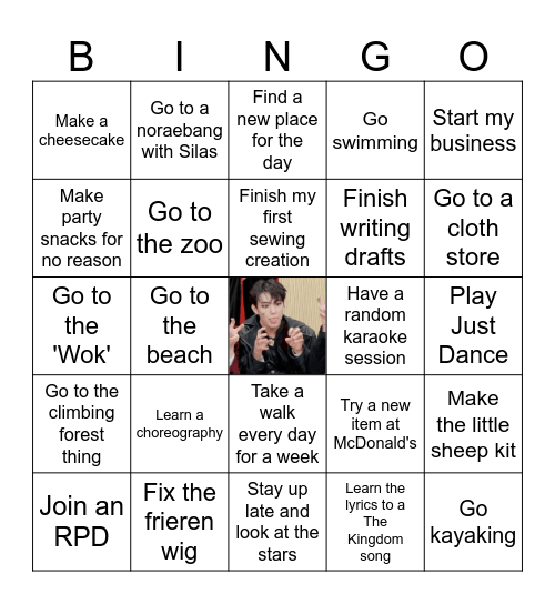 2025 bingo Card