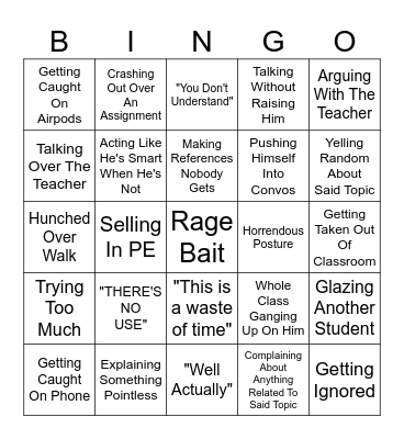 AK Bingo Card