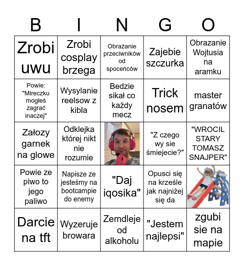TOMASZKOWKE BINGO BOOTCAMPOWE Bingo Card