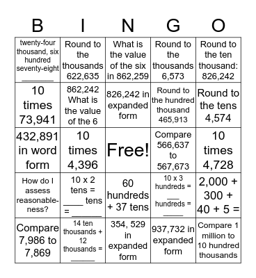 Module 1 Bingo Review Bingo Card