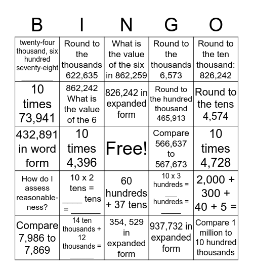 Module 1 Bingo Review Bingo Card