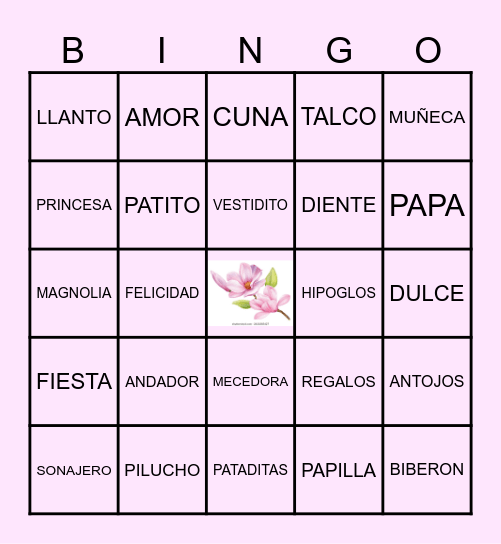 BABY BINGO Card