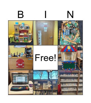McCowan Library Bingo Card