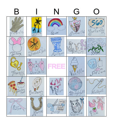 Lucy Bingo Card