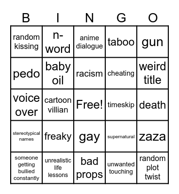 Tomorrow's  Teachings Bingo Card